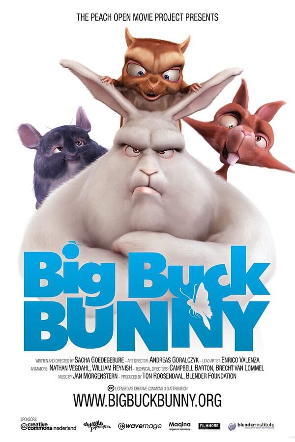 Big Buck Bunny poster